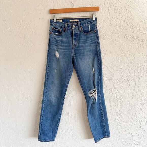 Levi’s Wedgie 501Jeans Button Fly - Picture 1 of 9